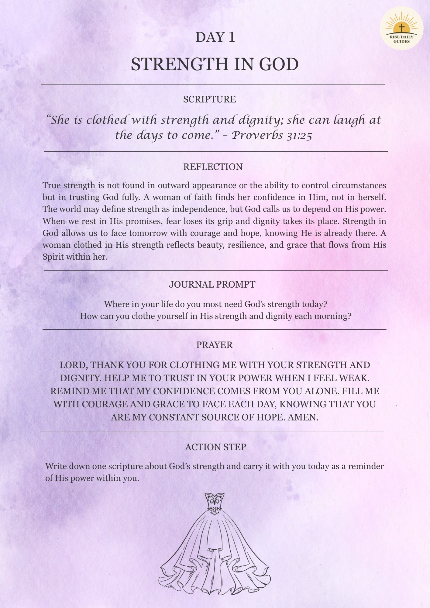 7-Day Devotional Guide and Journal for Women (PDF)